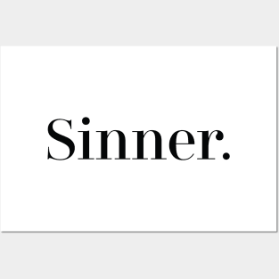 Sinner Posters and Art